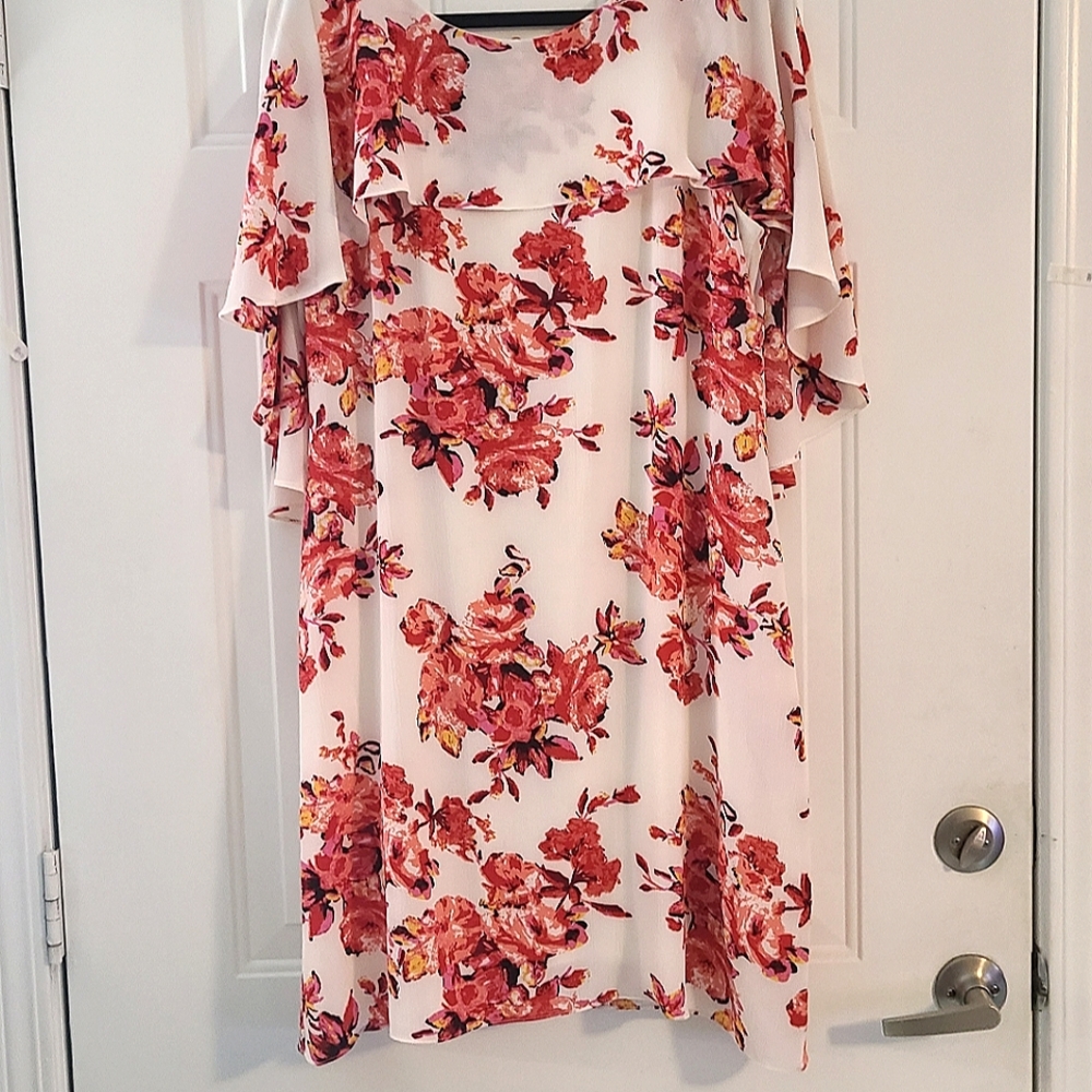 Floral Plus-Size Dress Size